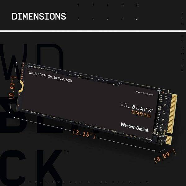 هارد اس اس دی 2 ترابایت WD_BLACK 2TB SN850 NVMe Internal Gaming SSD Solid State Drive